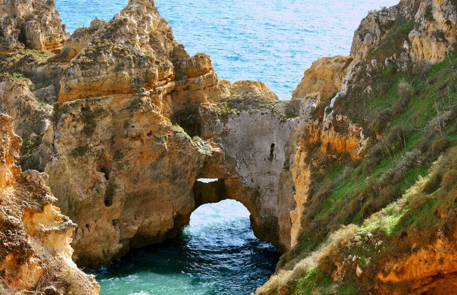 From Lagos: Cruise to the Caves of Ponta da Piedade - Entering the sea caves, arches, and grottos