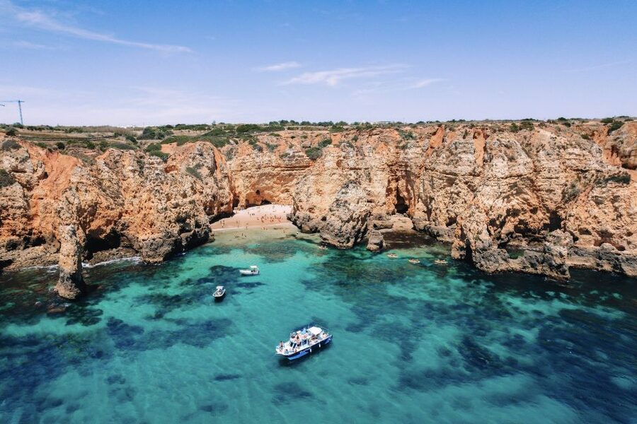 From Lagos: Kayak Experience in Ponta da Piedade - First Paddle Lessons, How You Keep Control in Tight Water
