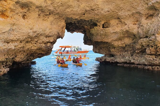 From Lagos: Kayak Tour of Ponta da Piedade Caves on Catamaran - Crew energy, safety, and the double-kayak pairing system
