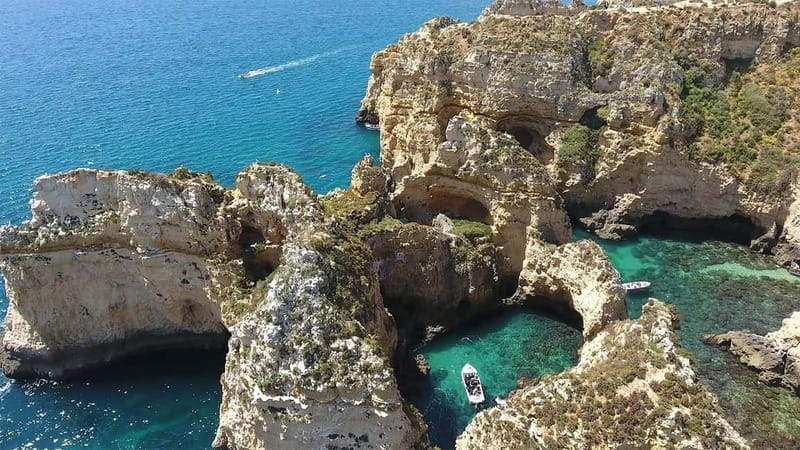 From Lagos: Ponta da Piedade Sunset Cruise with Drink - The swim break stop at Ponta da Piedade: how to make it enjoyable