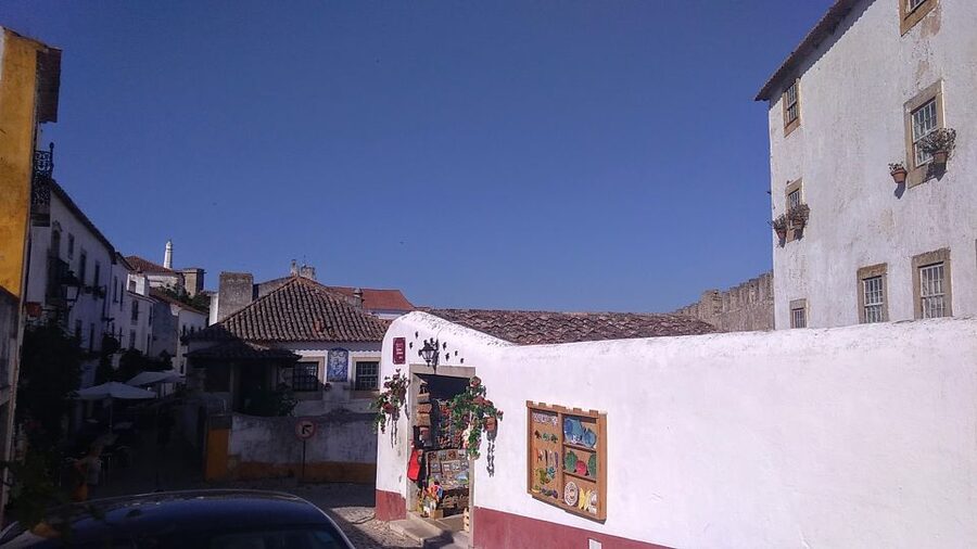 From Lisbon: Private Óbidos and Nazaré Tour - Óbidos highlights: castle walls, the aqueduct, and a quick Ginginha ritual
