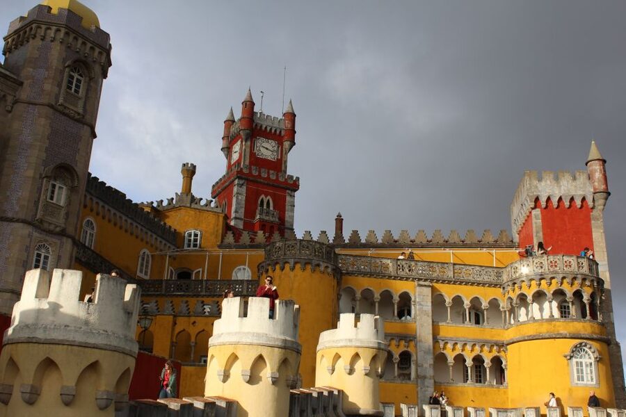 From Lisbon: Sintra, Cabo da Roca, Cascais, & Estoril Tour - Pena Palace in the Sintra Mountains: Color, Drama, and Timing