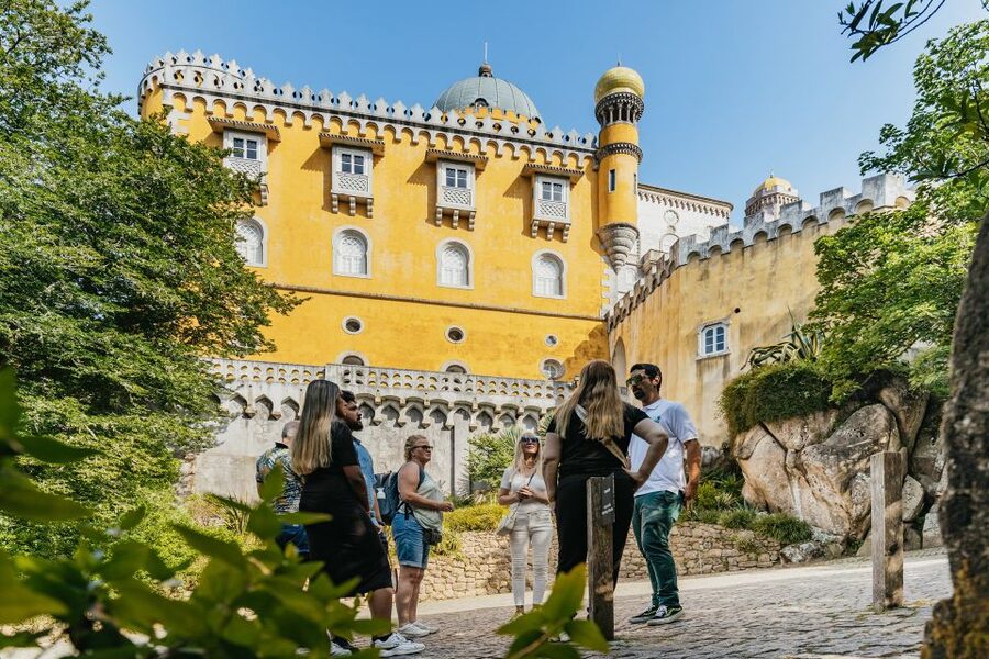 From Lisbon: Sintra & Cascais Group Tour with Pena Palace - Pena Palace: the storybook hilltop that makes Sintra make sense fast