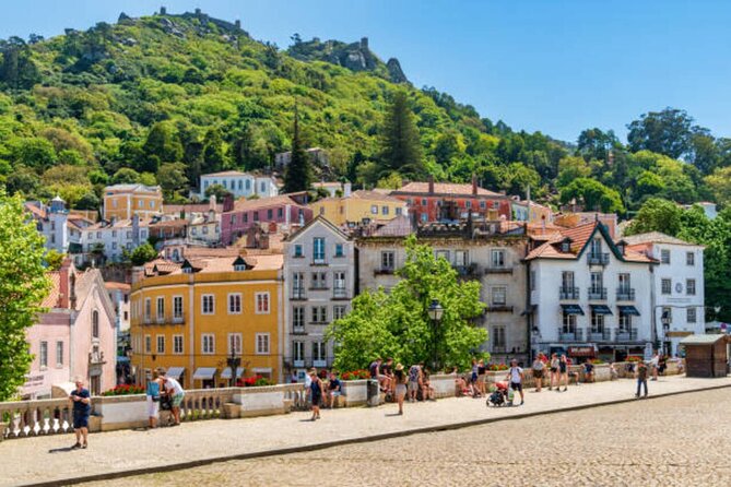From Lisbon: Small Group Sintra, Pena Palace, Cascais & Belém - Pena Palace in the real world: skip the line, then enjoy the views