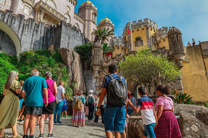From Lisbon: Small Group to Pena Palace, Nazaré & Fátima - Pena Palace and Sintra hills: what you get with exterior access
