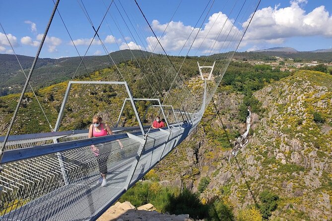 From Porto: Aveiro, Paiva Walkways, Suspension Bridge and Lunch - Arouca 516 suspension bridge: the fear, the views, the payoff