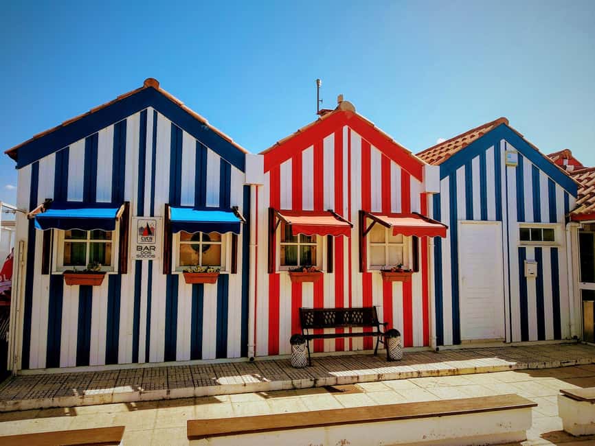 From Porto: Aveiro, Paiva Walkways, & Suspension Bridge Tour - Costa Nova and Aveiro: striped houses, then canal time