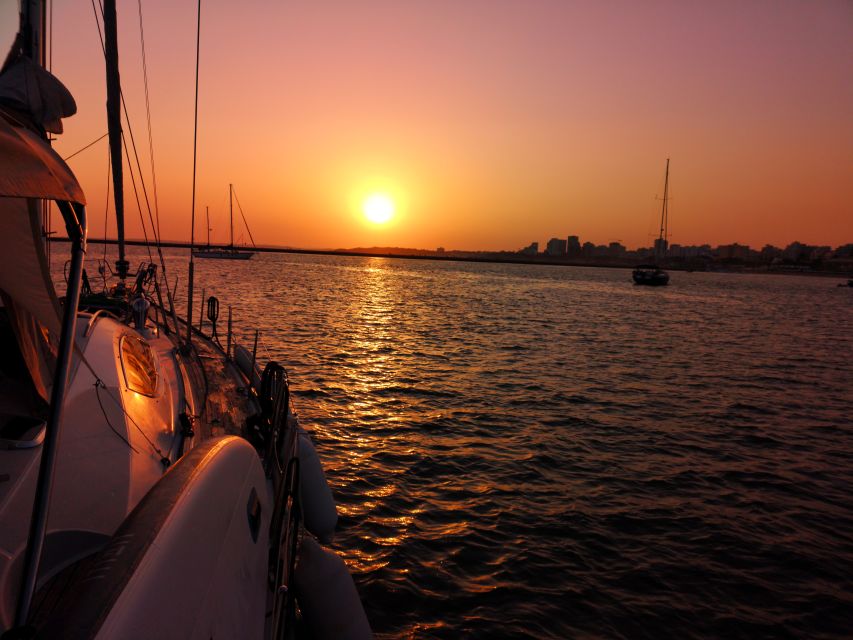 From Vilamoura: Sunset Tour on a Luxury Sailing Yacht - The 2.5-hour route: Vilamoura to Albufeira, with Falésia and Tomato Beach