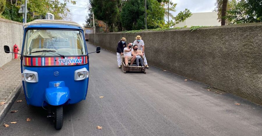 Funchal: Monte Tropical Garden & Toboggan Ride by Tuk Tuk - How this tuk tuk + Monte route works in real life
