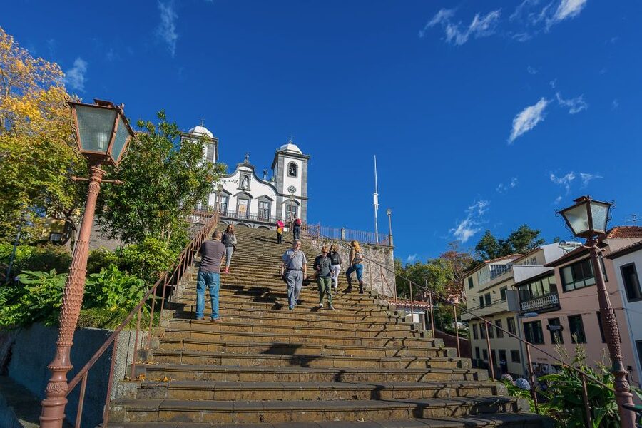 Funchal: Monte Tropical Garden & Toboggan Ride by Tuk Tuk - Monte Church and the Lady of Monte connection