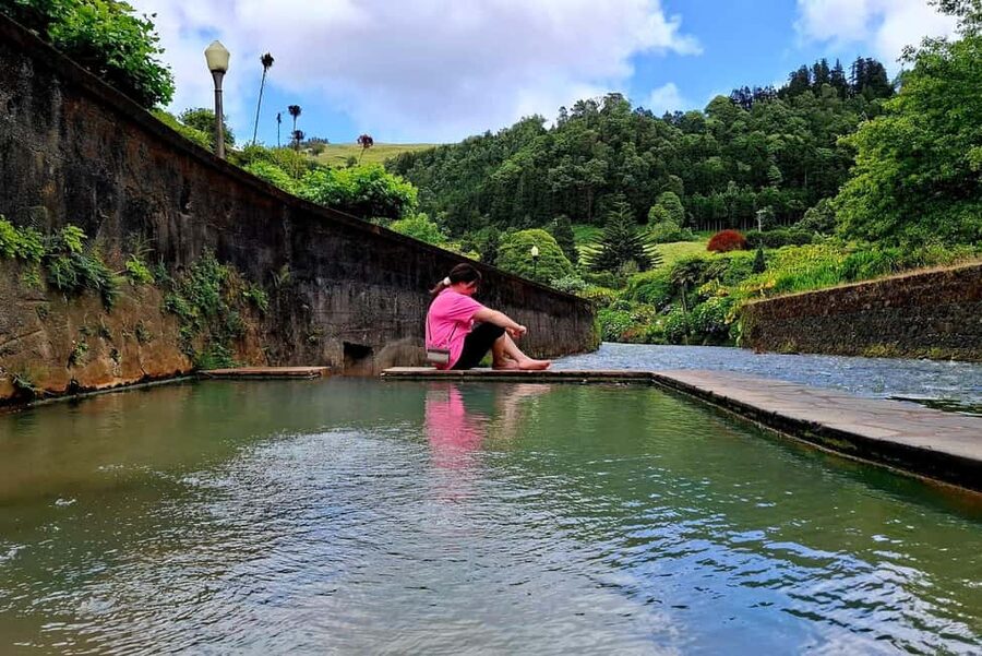 Furnas: Volcano Wonders, Tea Plantation & Waterfall Tour - Ribeira dos Caldeirões Natural Park: waterfalls and an Azorean heritage stop