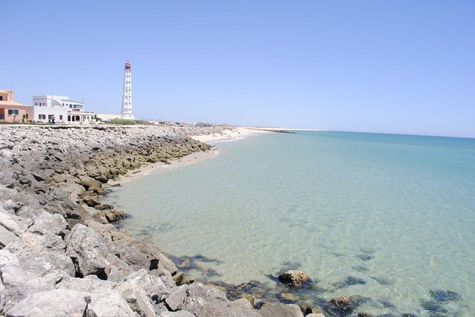 Ilha Deserta and Farol Island: a small group boat trip in Ria Formosa from Faro - Farol Island village time, lighthouse road, and Santa Maria Cape
