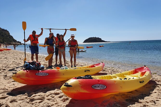 Kayak and Snorkeling Adventure in Lisbon - The shoreline stops: Portinho da Arrábida, Lapa de Santa Margarida, and Parque Natural