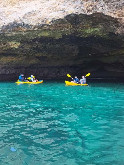 Kayak Tour Unexplored Caves + Benagil Cave - Kayak capacity, weight limits, and who this is not for