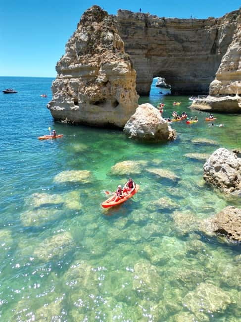 Kayak Tour Unexplored Caves + Benagil Cave - Starting From a Secret Beach, plus free parking that actually matters