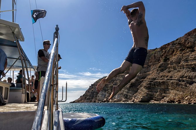 Lagos Half-Day Catamaran Cruise with Lunch - Coastal stops: Praia da Luz black rock, Camilo views, Canavial sands