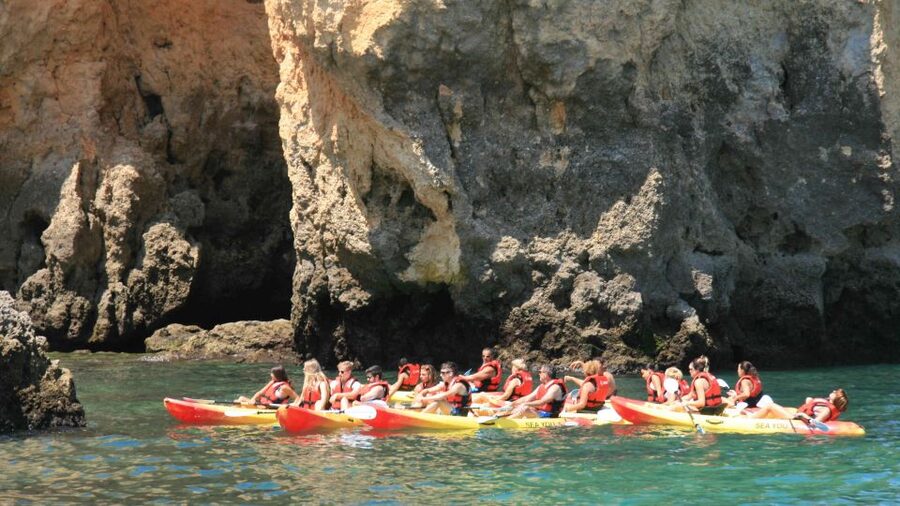 Lagos: Kayaking Tour - The swim at the end: refreshing, but take it seriously