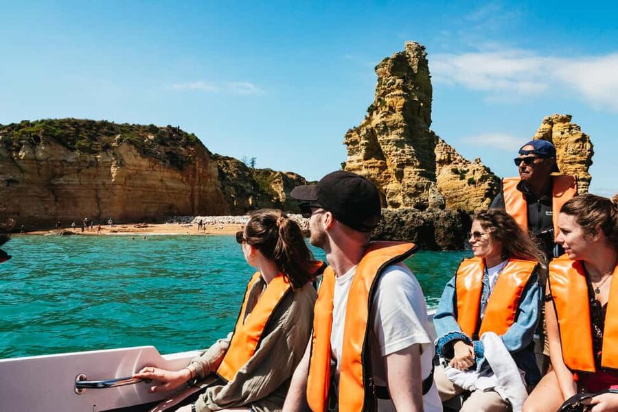 Lagos: Piedade Caves & Coastline - Golden Beaches follow the caves: Barranco do Martinho, Canavial, Porto de Mós