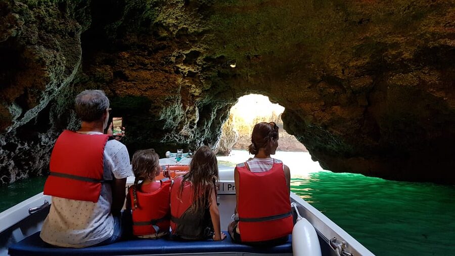 Lagos: Ponta da Piedade Grotto 1-Hour Tour with Local Guide - Comfort and safety: cushioned seating, and the life jacket rule