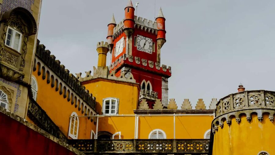 Lisboa: Sintra, Pena, Regaleira, Roca Coast, & Cascais Tour - Pena Palace: Portuguese Neuschwanstein, with big payoff