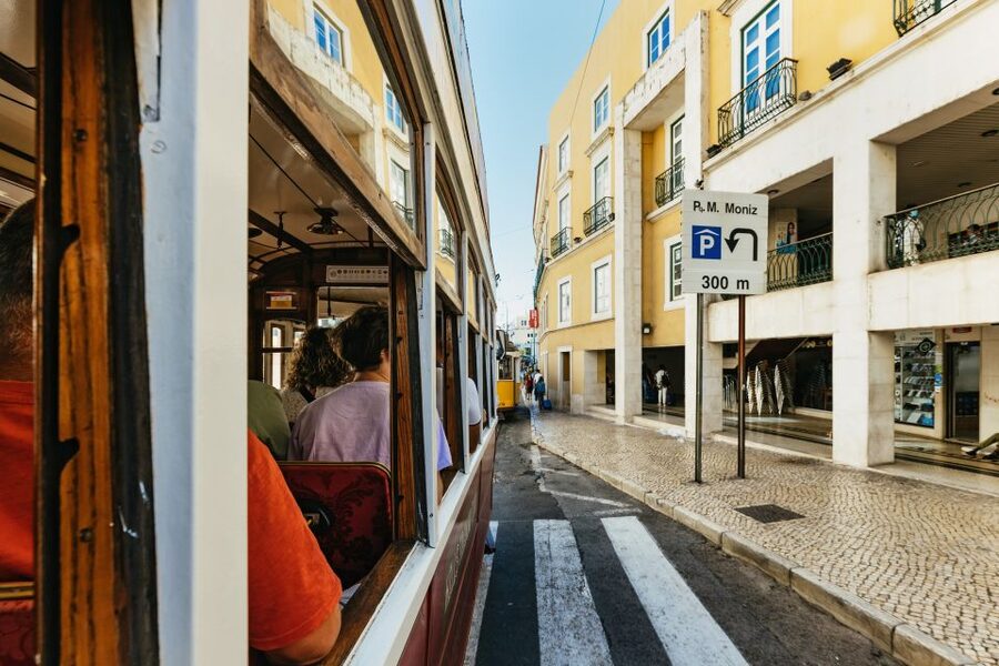 Lisbon: 72/96-Hour Hop-On Hop-Off Bus, Tram & Boat Ticket - Tagus River Yellow Boat: Lisbon from the water, with a one-way twist