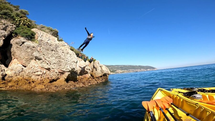 Lisbon: Arrábida Kayak and Coasteering Adventure Tour - Guides João and Pedro: the energy that makes the day feel personal