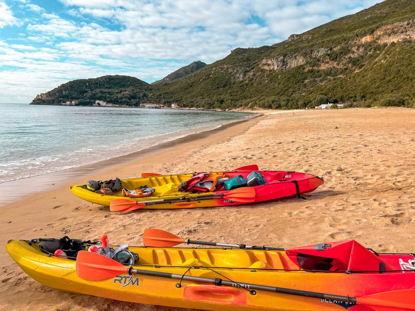 Lisbon: Arrábida Kayak and Coasteering Adventure Tour - Portinho da Arrábida Kayak Time: the Blue Coast from sea level