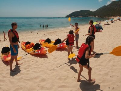 Arrábida Kayak & Wild Beach Snorkeling Pickup Option