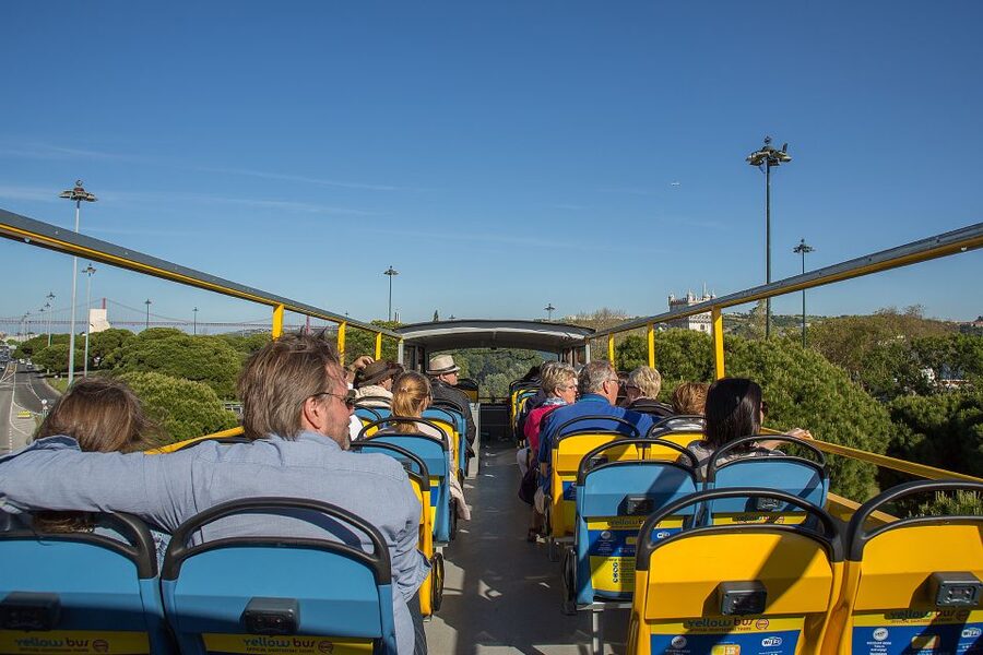 Lisbon: Boat Tour Ticket and Hop-on Hop-off 48-Hour Bus. - Yellow Boat Tagus cruise: how to time the one-way view