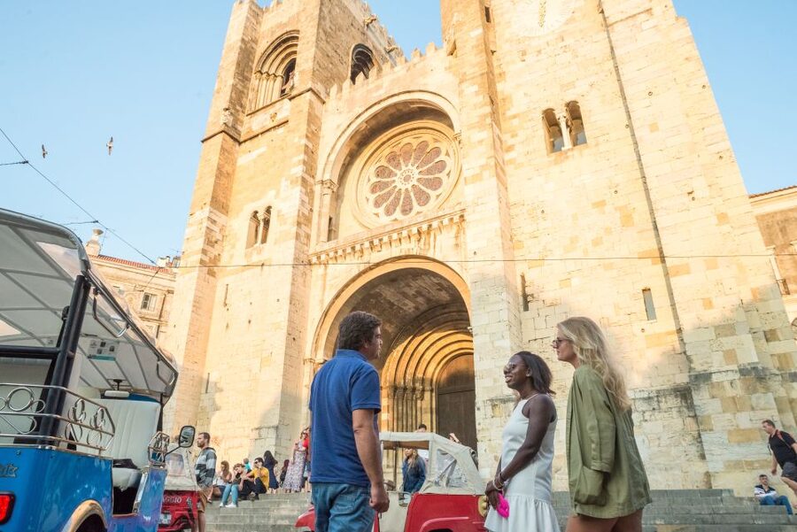 Lisbon by Tuk Tuk Guided Tour: City of Neighborhoods - Miradouros from Senhora do Monte: where the city finally makes sense
