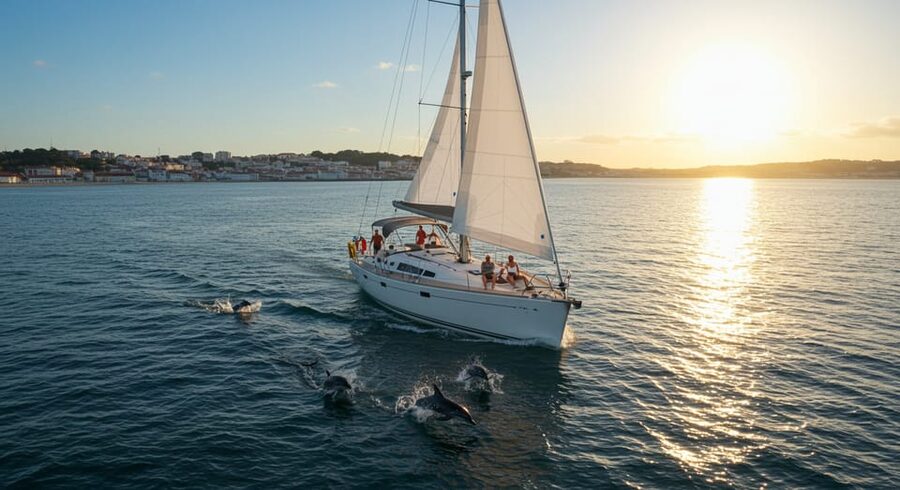 Lisbon: Champagne Sailing Tours - A 2-hour champagne sail that shows Lisbon from the Tagus