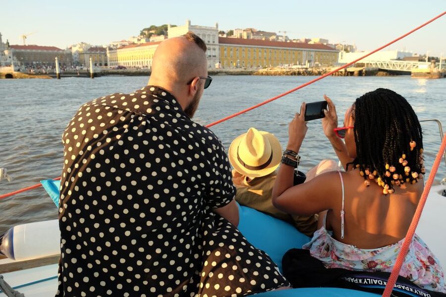 Lisbon: City Skyline Sailboat Cruise with Drink and Snacks - Cristo Rei and Belém: iconic viewpoints in one continuous route