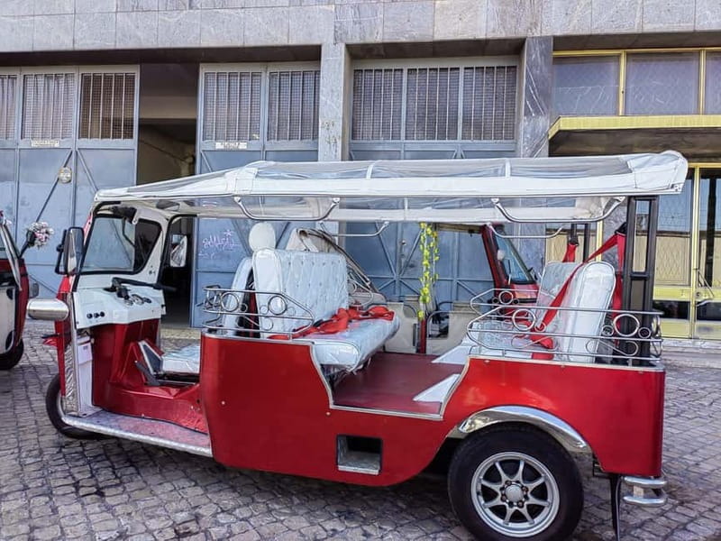 Lisbon: City Tuk-Tuk Guided Tour with Hotel Pickup - Praça do Comércio and the Pink Street: Lisbon’s Contrasts