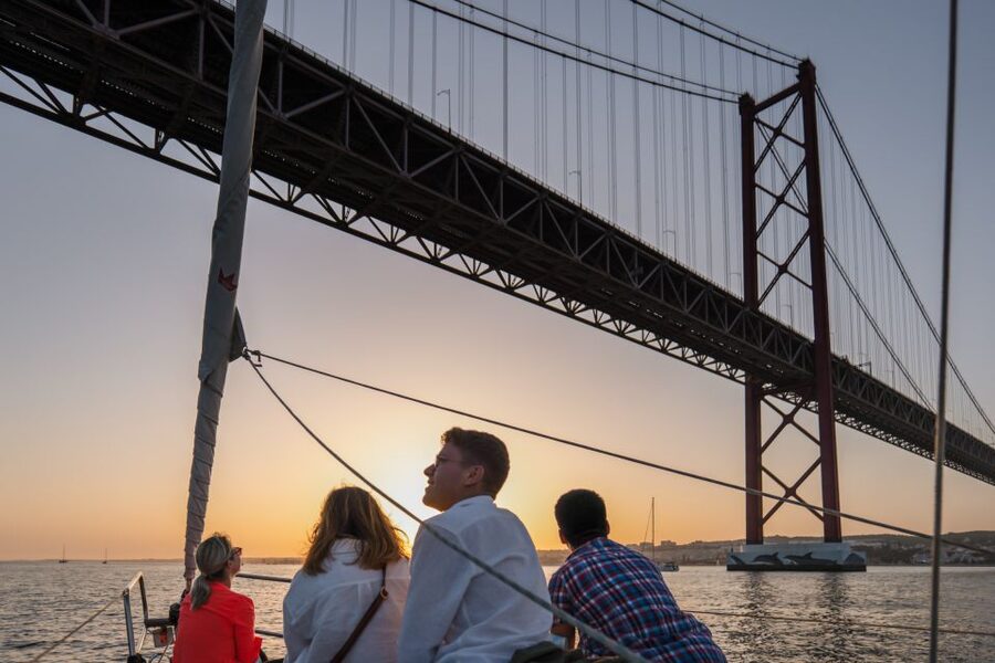 Lisbon: Daytime/Sunset/Night City Sailboat Tour with Drink - Drinks, value, and that $41 price check
