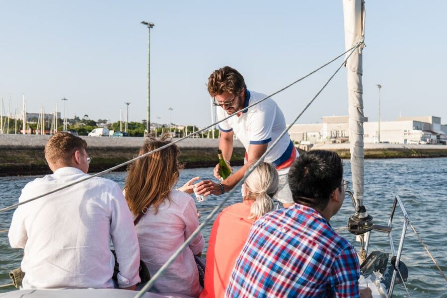 Lisbon: Daytime/Sunset/Night City Sailboat Tour with Drink - Gate 1 at Doca de Belém: where the cruise starts