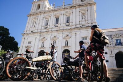 Lisbon E-Bike Tour Commerce Square, Mouraria and Alfama