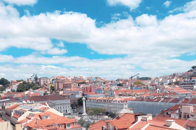 Lisbon Essential Walking Tour: History, Stories and Lifestyle - Santa Justa elevator area, then a much-needed break in Baixa