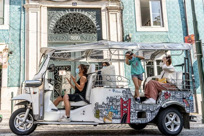 Lisbon: Food Tasting Tour by Tuk Tuk with 2 Stops - Electric Tuk Tuk + Food Stops: Why This Works in Lisbon