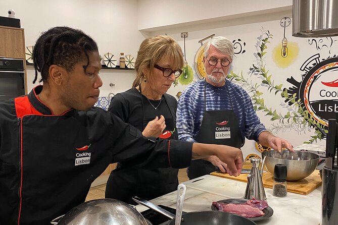 Lisbon Portuguese Cooking Class with 3-Course Dinner - Small-group format, but plan for some standing time