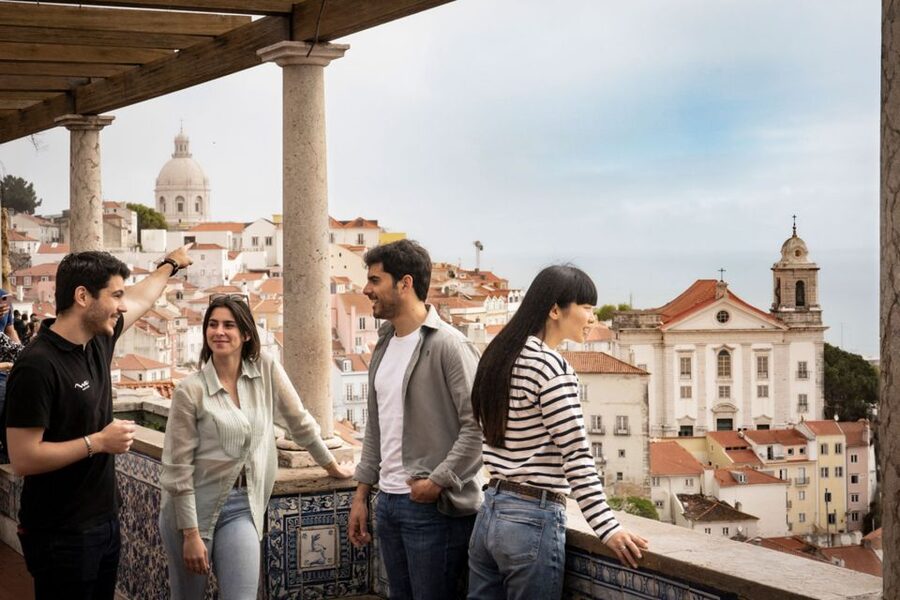 Lisbon: Private Boat Trip, Guided Walking Tour, Bike & Tram - Alfama District streets: Cathedral area, old stones, no rush