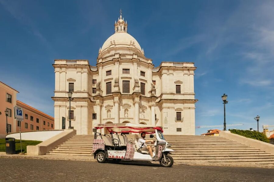 Lisbon: Private Guided Tuk-Tuk Tour with Hotel Pickup - Chiado and Bairro Alto: Romanticism era energy, plus Fado atmosphere