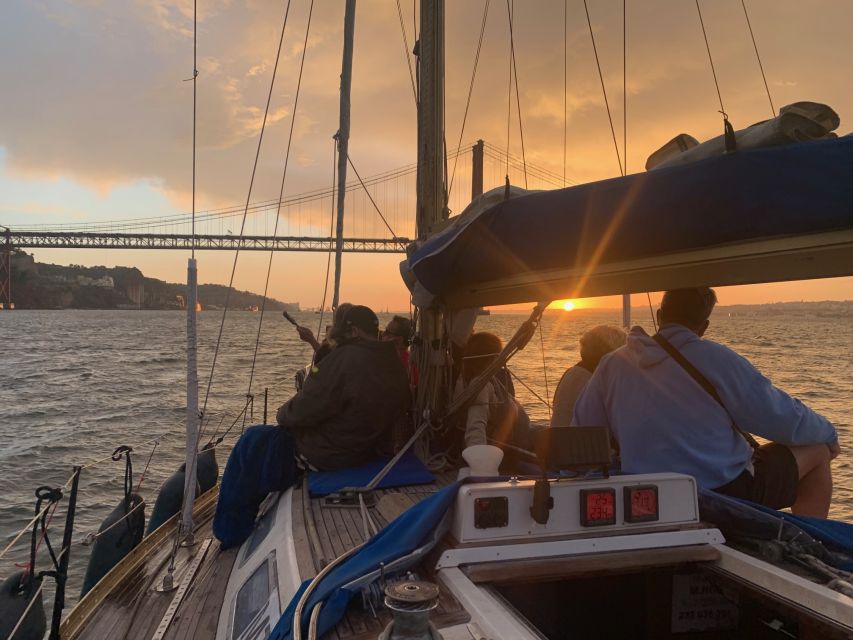 Lisbon: Sailboat Sunset Tour with a Drink - Lisbon sunset sail value: what $40 buys you on the Tagus