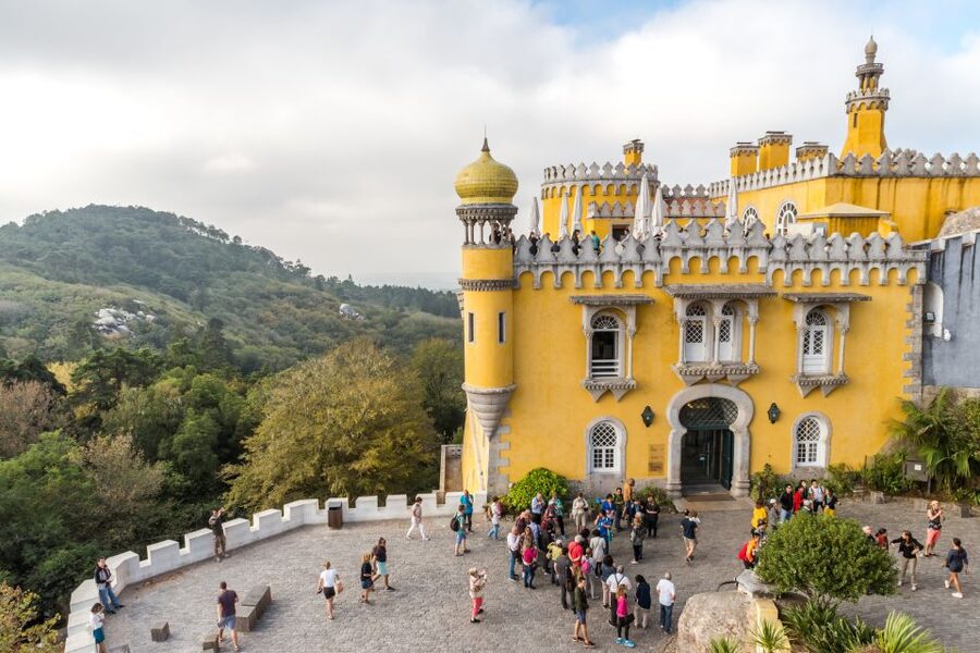 Lisbon: Sintra and Cascais Tour with Pena Palace Ticket - Sintra Town Time for Pastries and Souvenirs