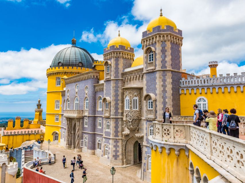 Lisbon: Sintra, Pena, Regaleira, Cabo Roca Coast & Cascais - Pena Palace on the hill: gardens, interiors, and viewpoint energy