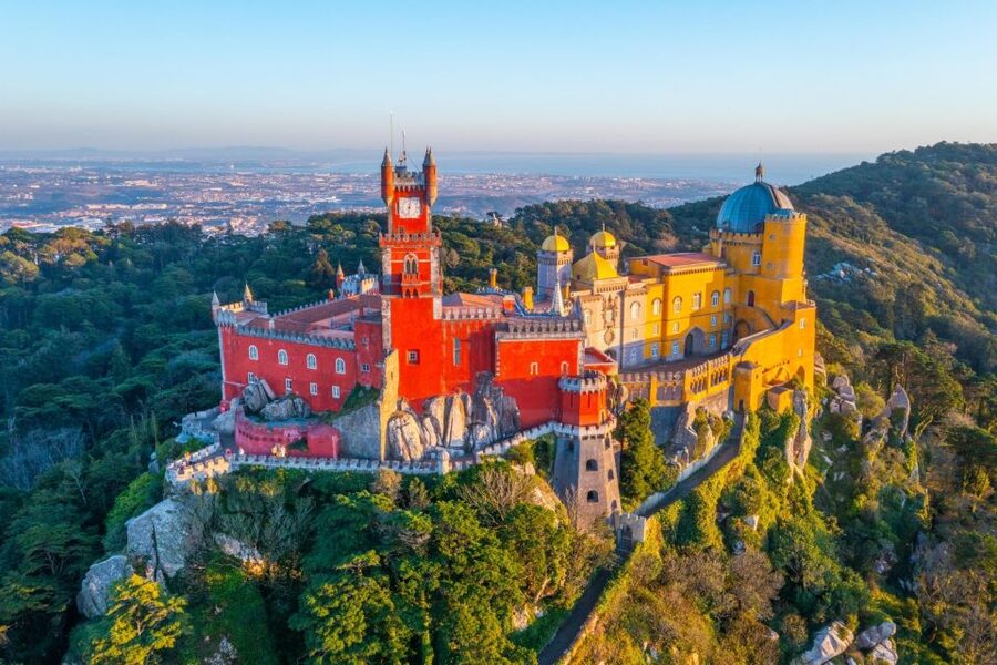 Lisbon: Sintra, Pena, Regaleira, Roca, Cascais (with pickup) - Cascais and Estoril coastline time for lunch and walking