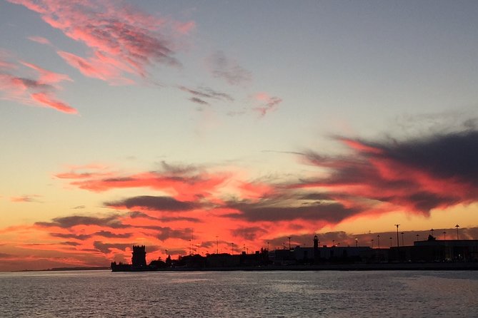 Lisbon Small Group 2h Sunset Sailing- Live Commentary & a Drink - Belém Tower from the water, not the viewpoint