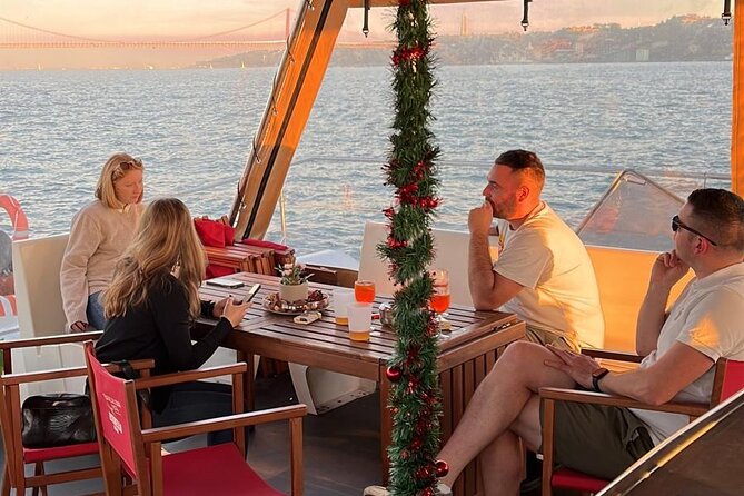 Lisbon: Sunset Catamaran Boat Tour with Music and Drinks - Getting to Sardinha do Tejo, the Doca de Santo Amaro door-3 meetup
