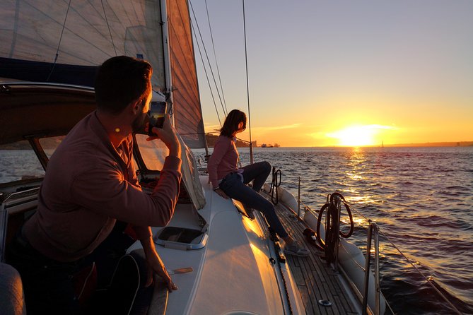 Lisbon Sunset Sailing Tour on Luxury Sailing Yacht with 2 Drinks - Luxury on a 50-foot sailing yacht: comfort, room, and real relaxation