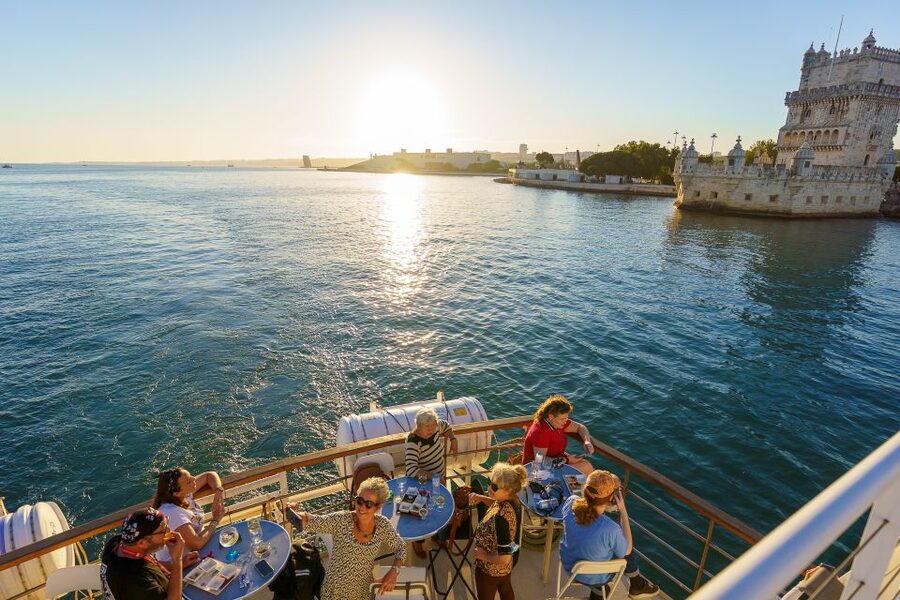 Lisbon: Tagus River Sunset Tour with Snacks and Drink - Boarding and seating: indoor comfort vs the limited sundeck