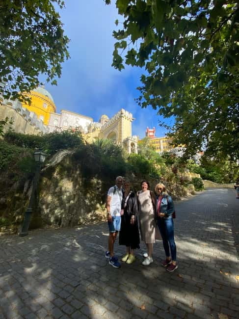 Lisbon to: Sintra, Pena & Regaleira guided 8pax group tour - The Portuguese Riviera Stops: Cascais Lunch and Estoril Coast Views
